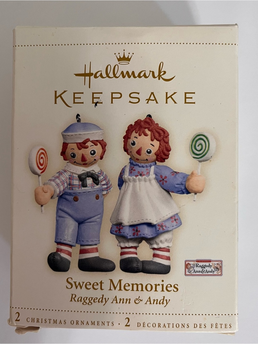 Hallmark Raggedy Ann & Andy Keepsake Ornament 2006 Retired - Picture 2 of 5